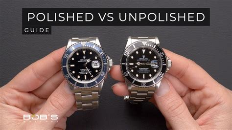 how to tell if a rolex has been polished|does polishing a rolex hurt.